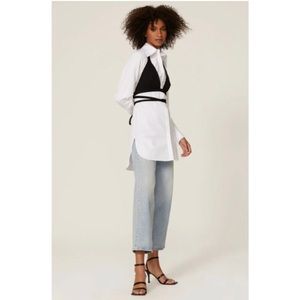 Rosie Assoulin Inside Out Button Shirt Size XL